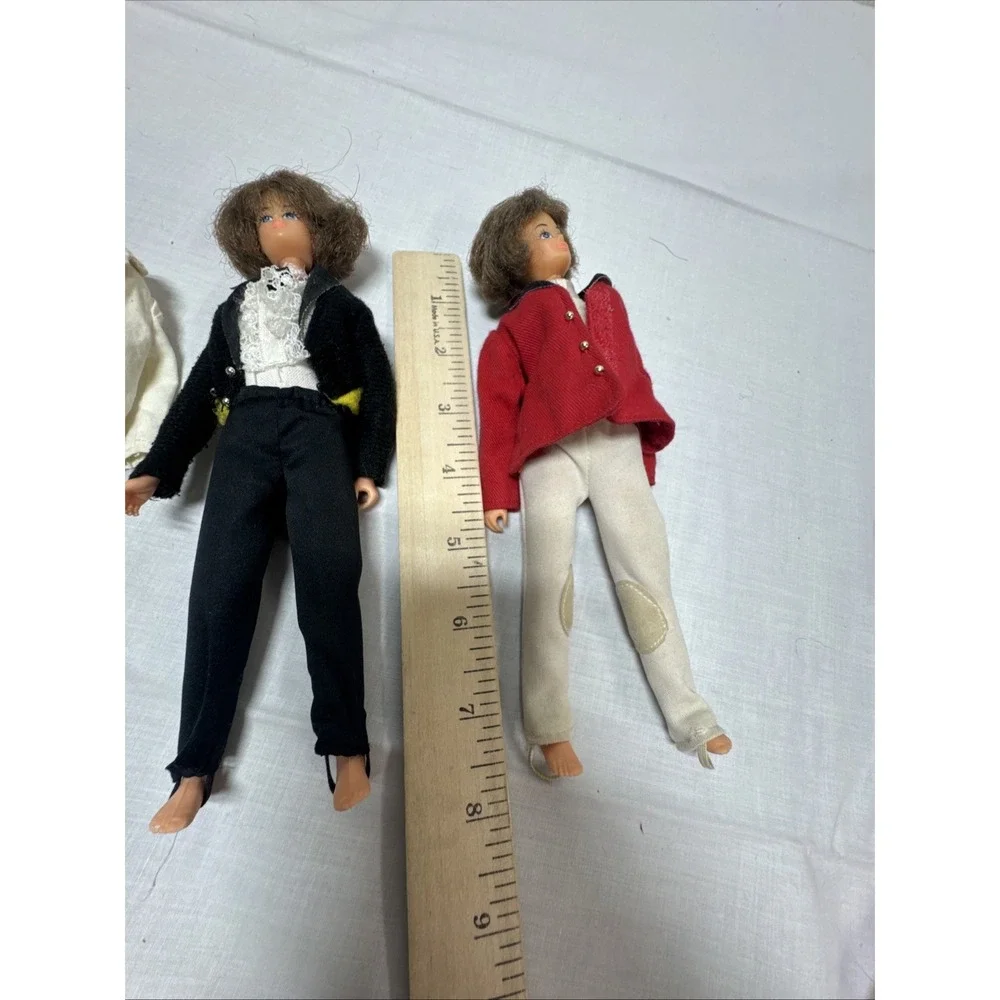 Vintage 2 Breyer Show Jumper Rider Figure Dolls Brenda 7.5 inch Dressed